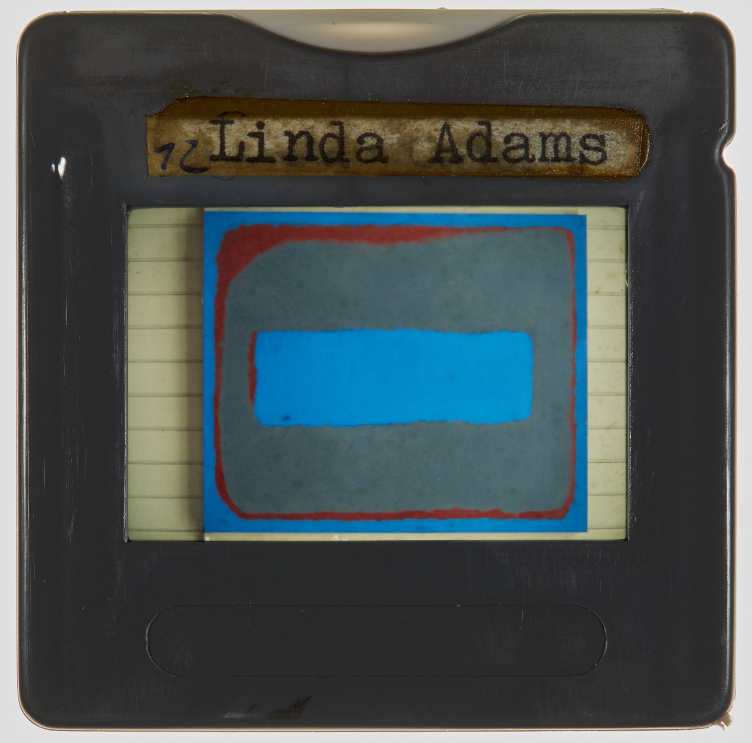 1972 Diploma in Painting Degree Show Slide - 'Linda Adams'