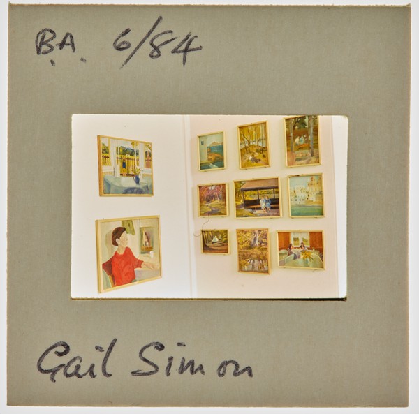 1984 BA Degree Show Slide - 'Gail Simon'