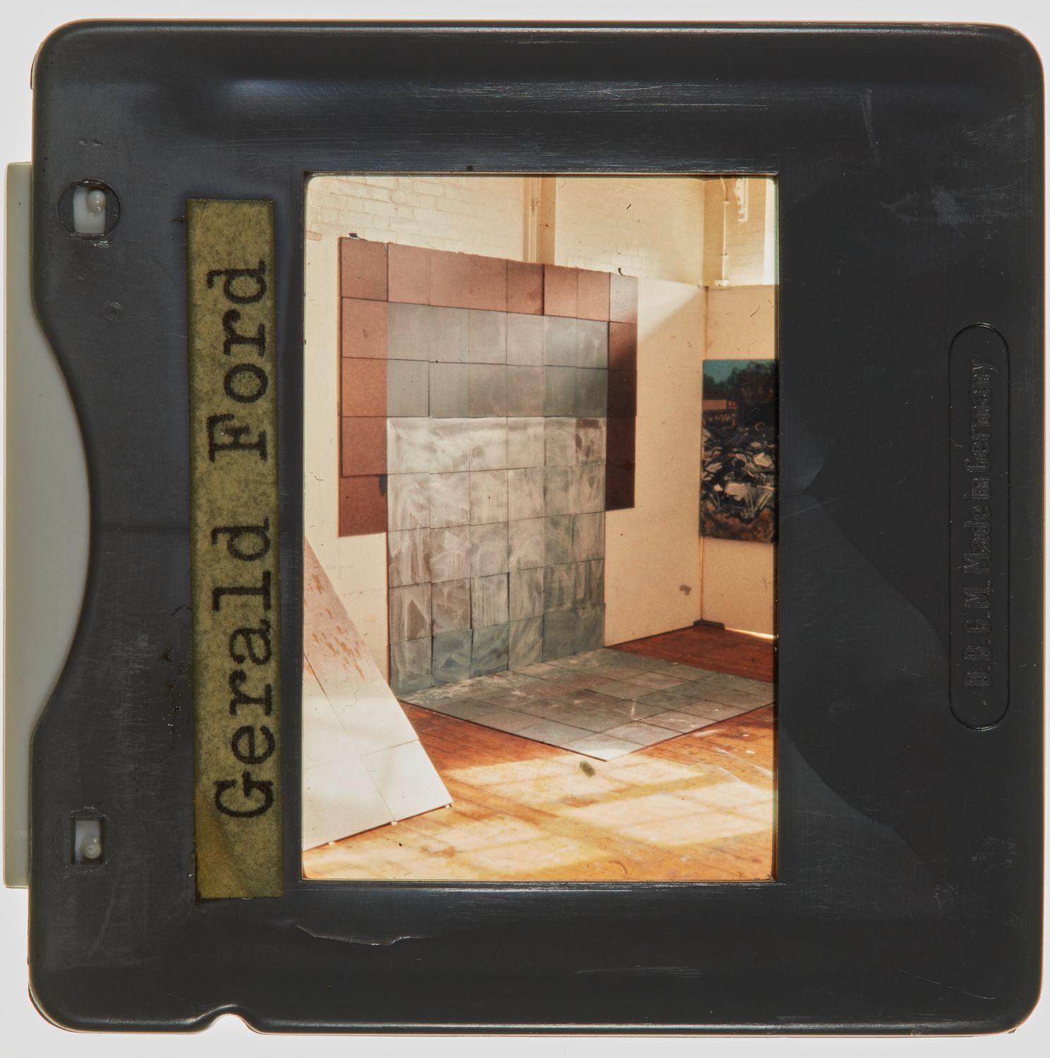 1971 Diploma in Painting Degree Show Slide - 'Gerald Ford'