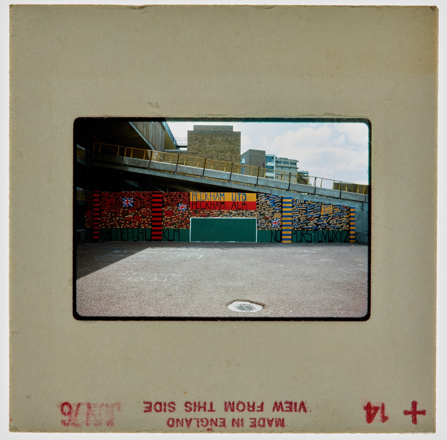 1977 North Peckham Estate Murals Slide - Creator unknown