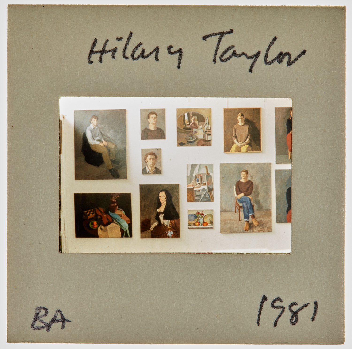 1981 BA Degree Show Slide - 'Hilary Taylor'
