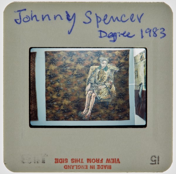 1983 BA Degree Show Slide - 'Johnny Spencer'