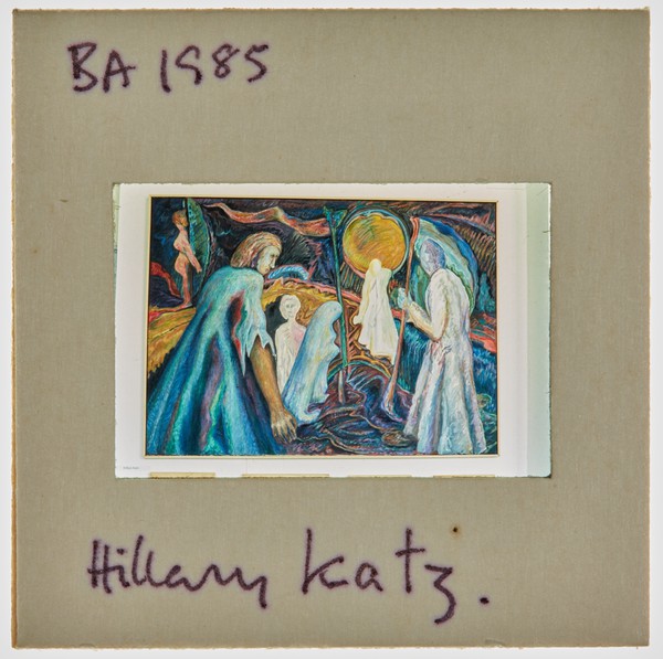 1985 BA Degree Show Slide - 'Hillary Katz'