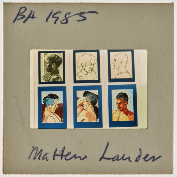 1985 BA Degree Show Slide - 'Matthew Lauder'