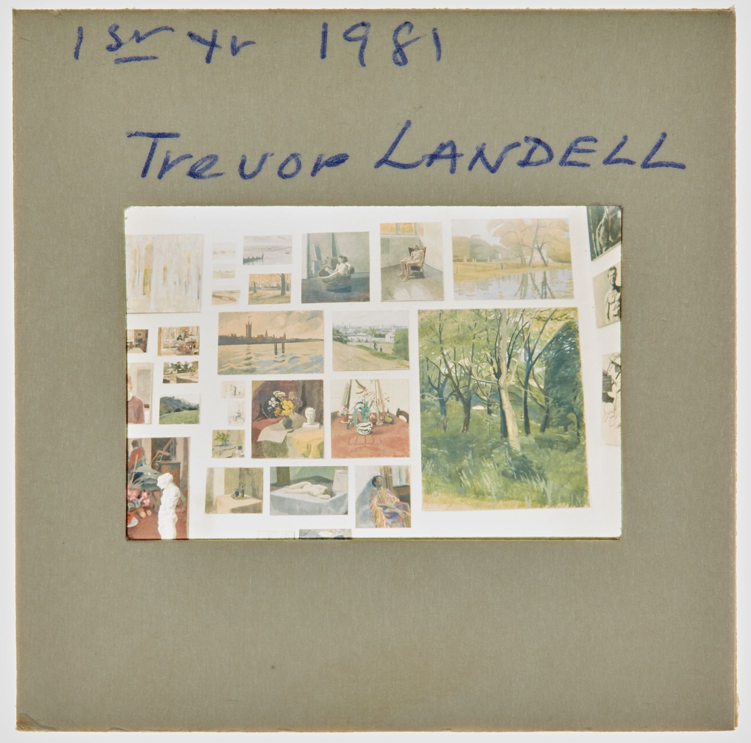 1981 1st Year Degree Show Slide - 'T Landell'