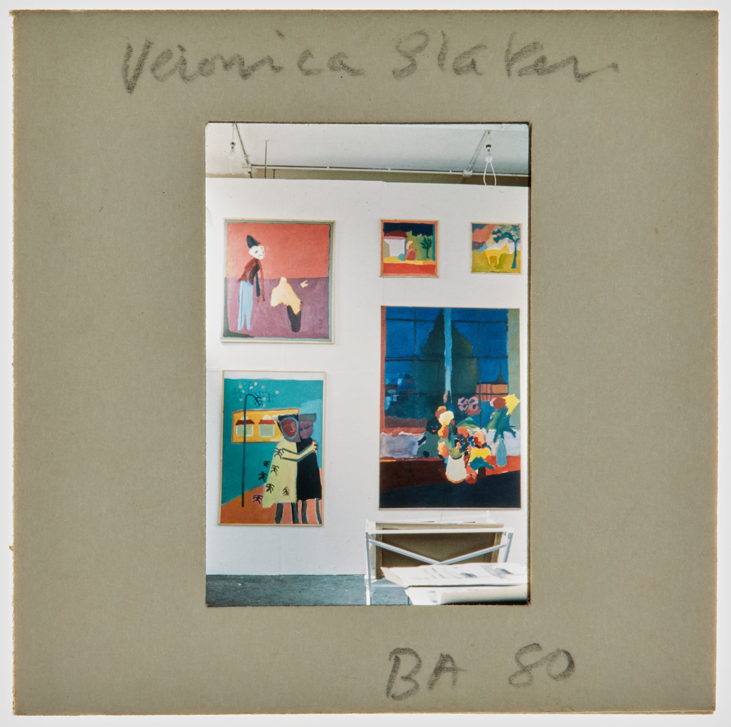 1980 BA Degree Show Slide - 'Veronica Slater'