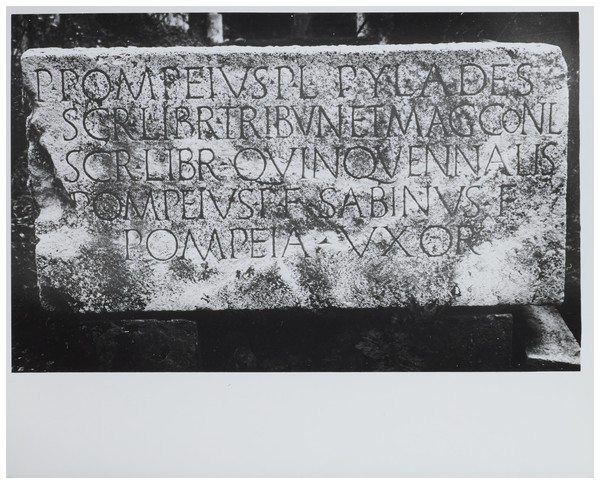 Roman lettering