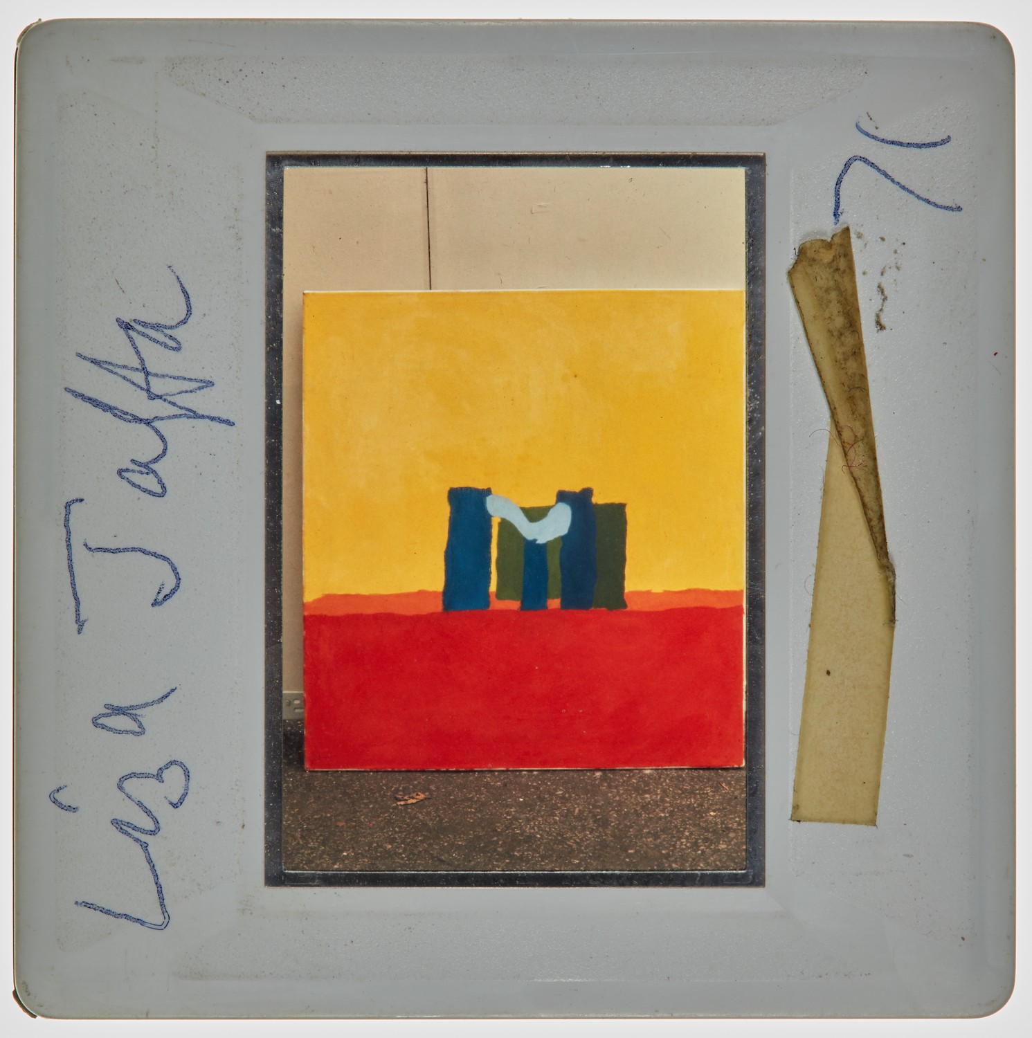 1971 Diploma in Painting Degree Show Slide - 'Liza Jaffa'