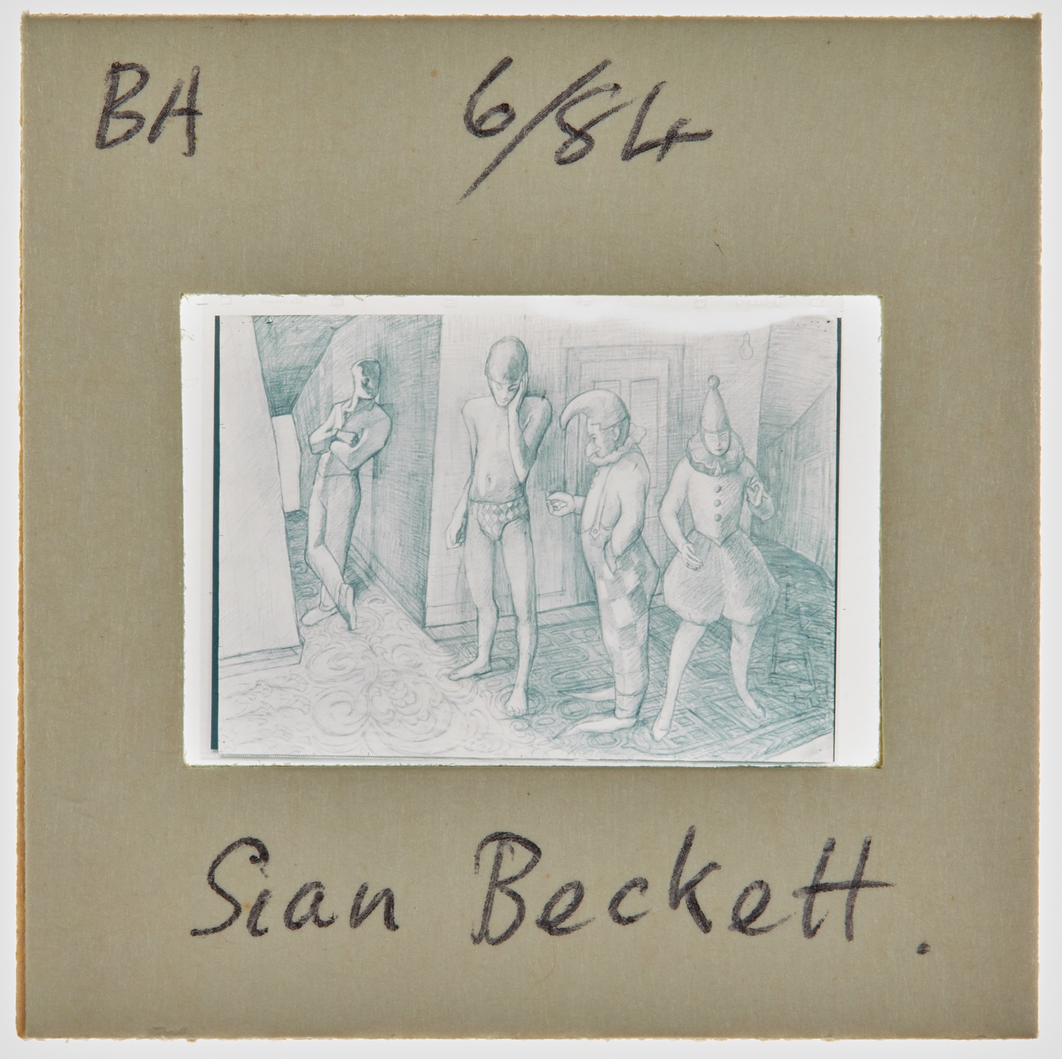 1984 BA Degree Show Slide - 'Sian Beckett'