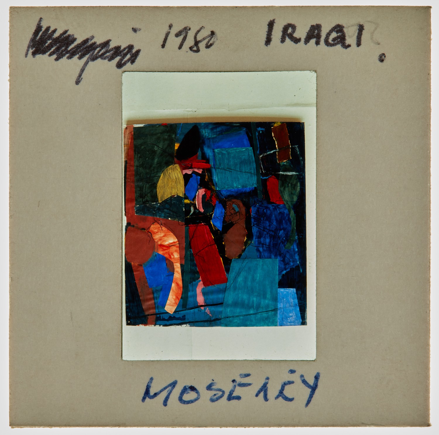 1980 Iraqi Exhibition Slide - 'Moseley'