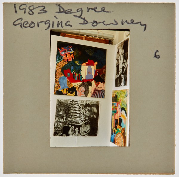 1983 BA Degree Show Slide - 'Georgina Downey'