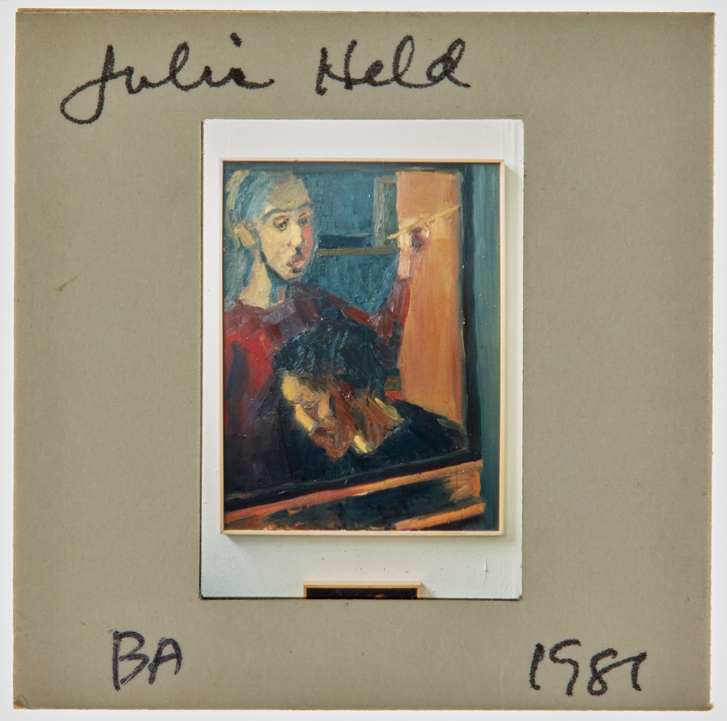 1981 BA Degree Show Slide - 'Julie Held'