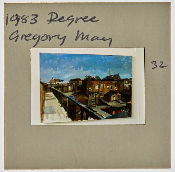 1983 BA Degree Show Slide - 'Gregory May'