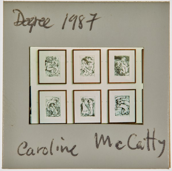 1987 BA Degree Show Slide - 'Caroline McCatty'