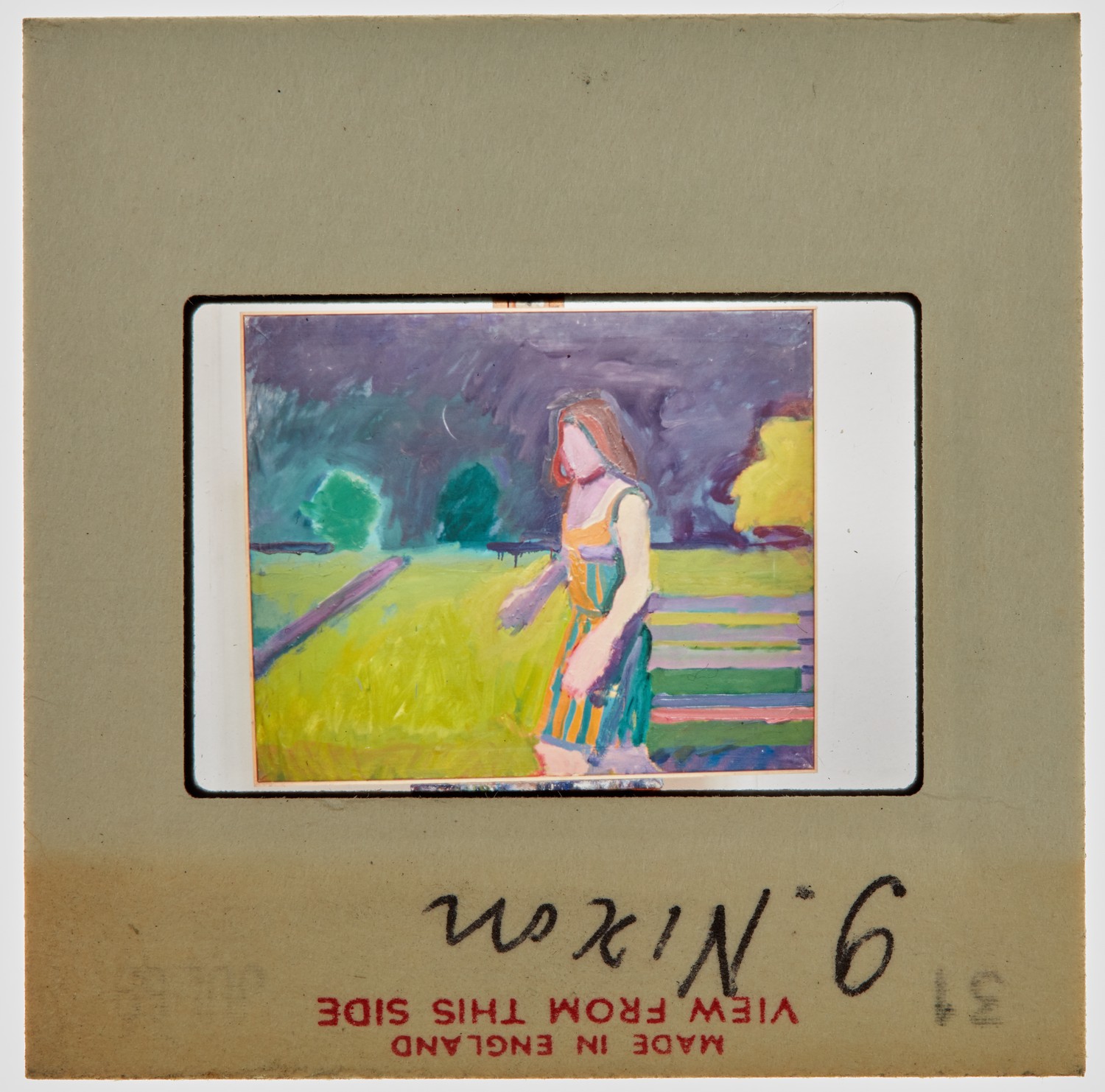 1969 Diploma in Painting Degree Show Slide - 'G Nixon'