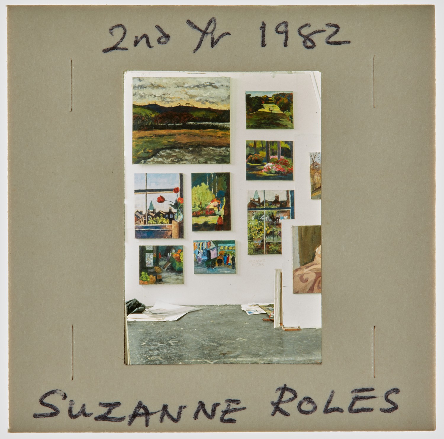 1982 2nd Year Summer Exhibition Slide - 'Suzanne Roles'