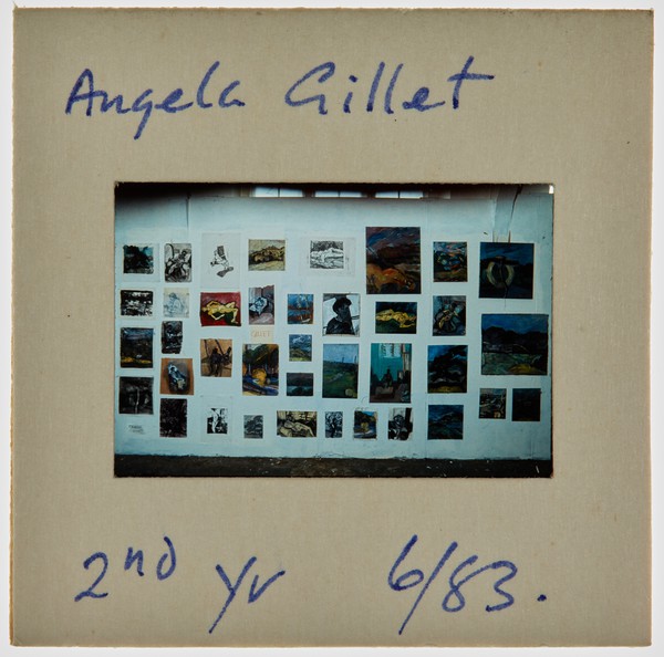 1983 2nd Year Degree Show Slide - 'Angela Gillet'