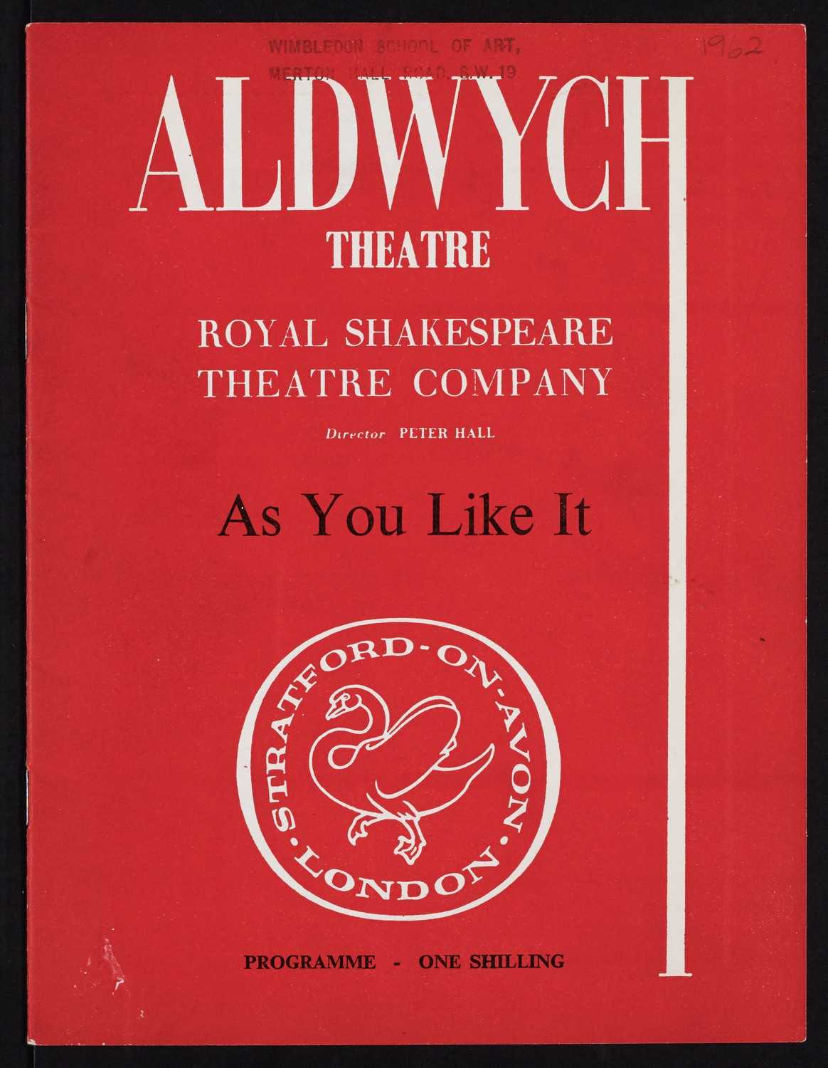 As you like it /   - The Royal Shakespeare Theatre Company ; directed by Peter Hall.