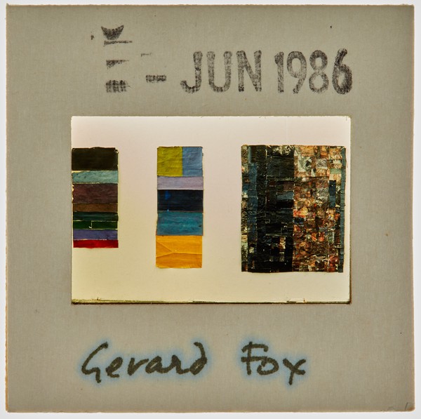 1986 BA Degree Show Slide - 'Gerard Fox'