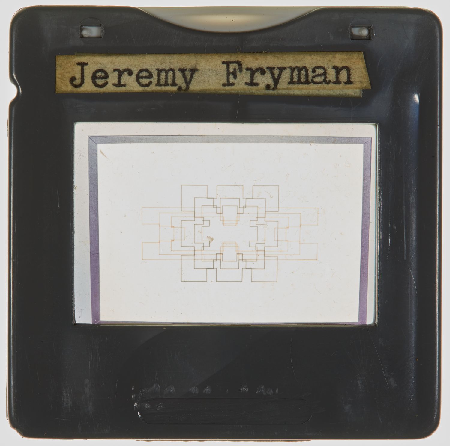 1971 Diploma in Painting Degree Show Slide - 'Jeremy Fryman'