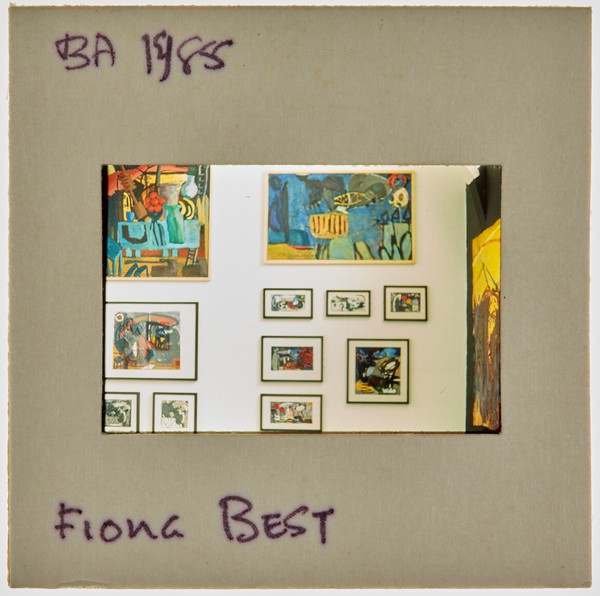 1985 BA Degree Show Slide - 'Fiona Best'