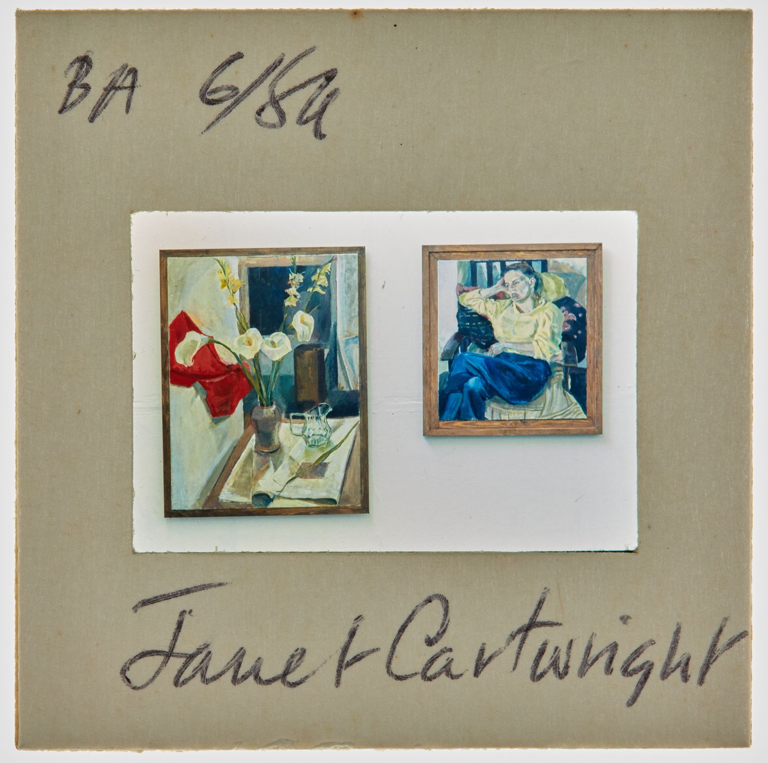 1984 BA Degree Show Slide - 'Janet Cartwright'