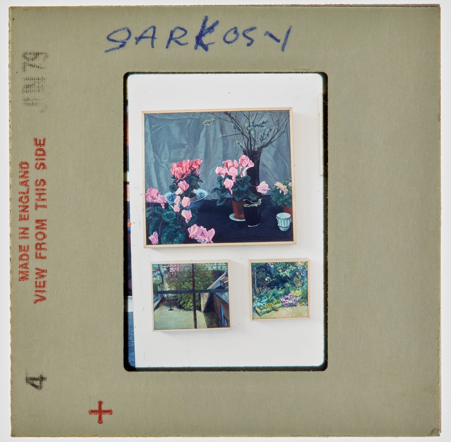 1979 BA Degree Show Slide - 'Sarkosy'