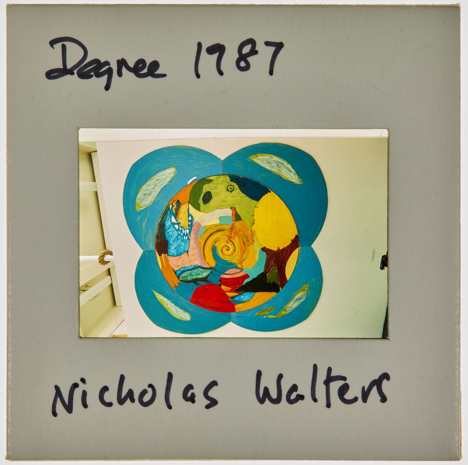 1987 BA Degree Show Slide - 'Nicholas Walters'