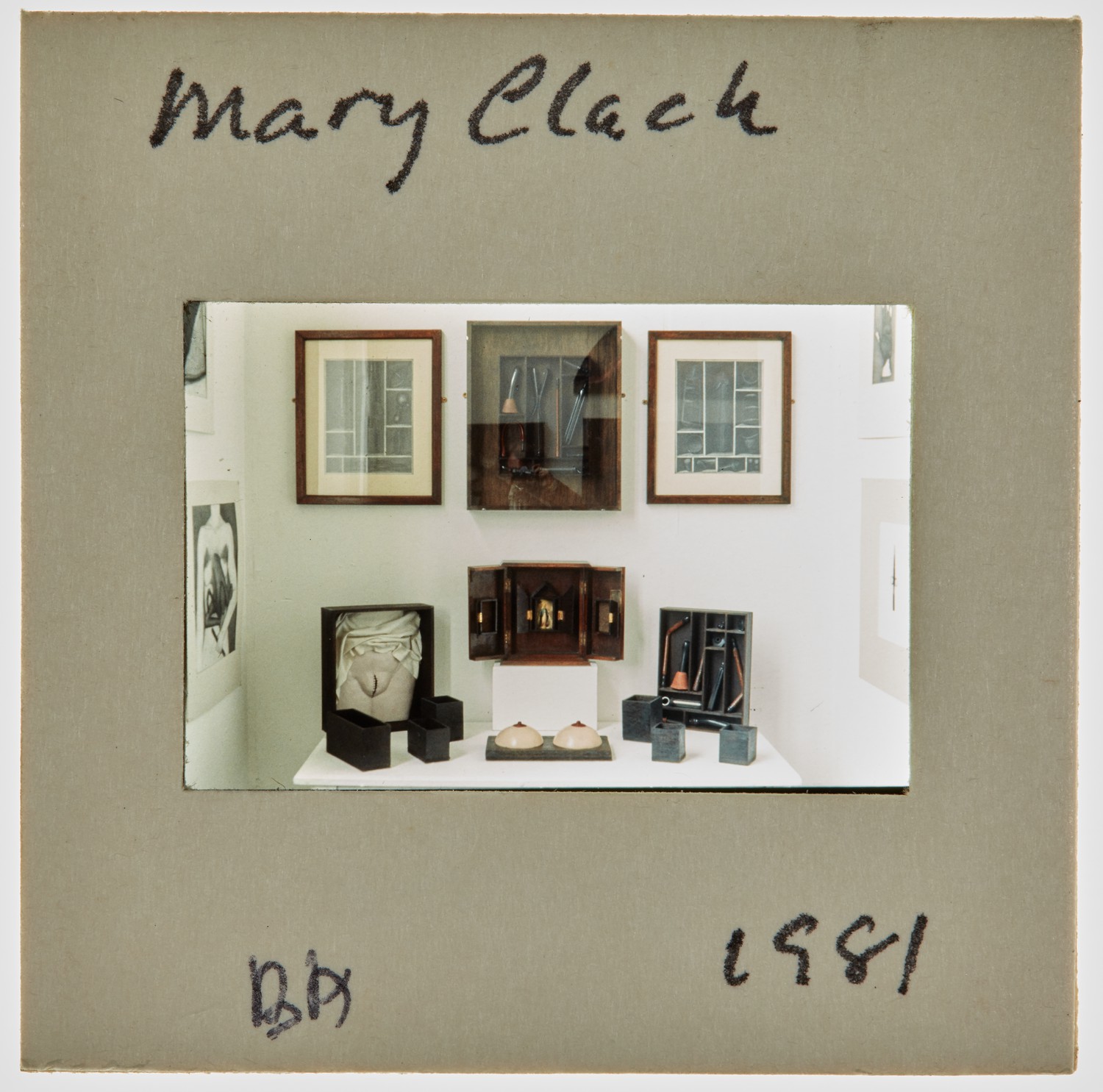 1981 BA Degree Show Slide - 'Mary Clack'