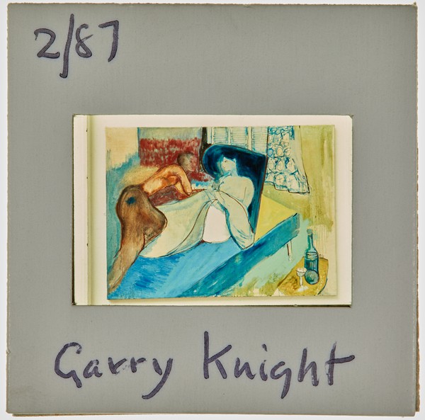 1987 South London Gallery Exhibition Slide - 'Garry Knight'