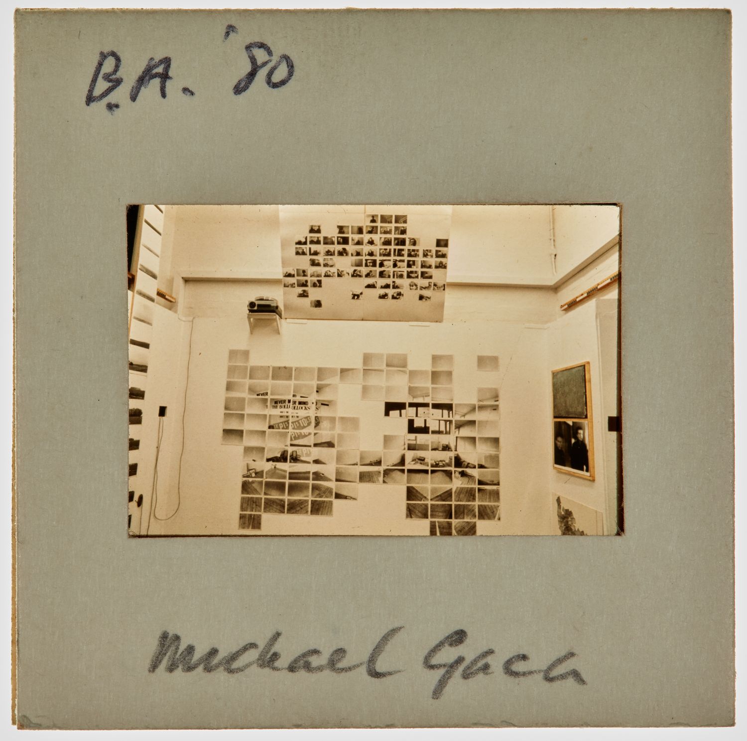 1980 BA Degree Show Slide - 'Michael Gaca'