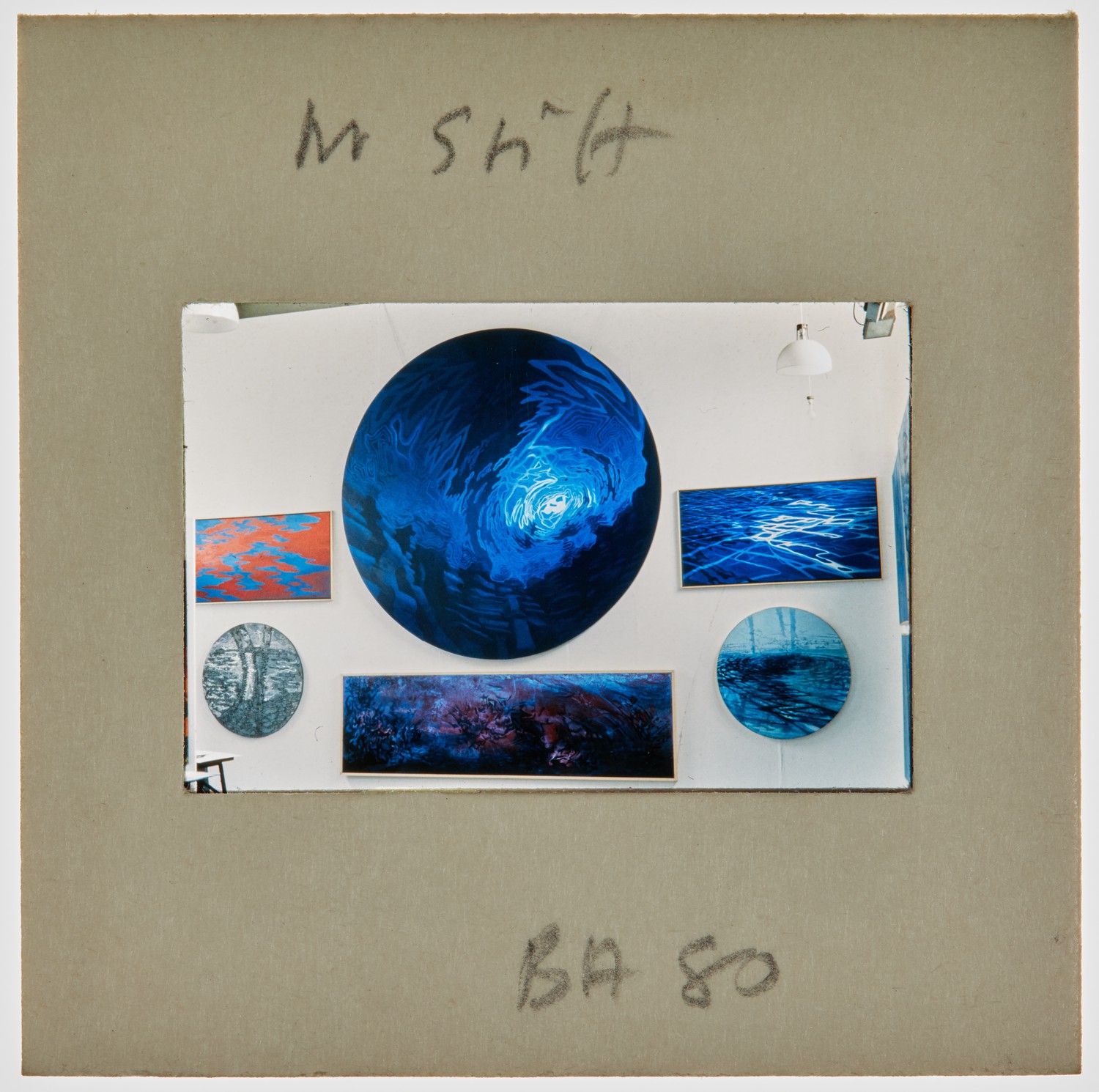 1980 BA Degree Show Slide - 'M Stilt'