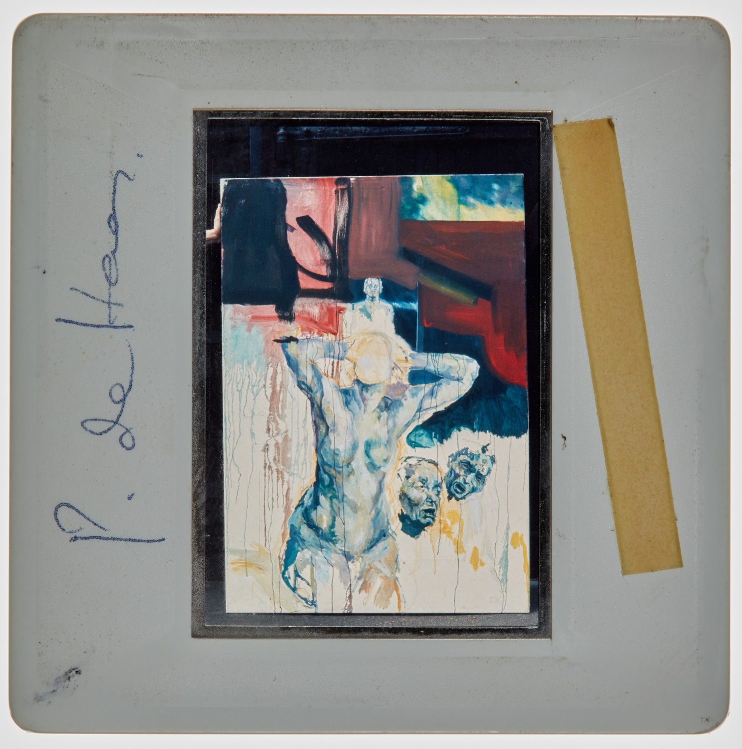 1972 Diploma in Painting Degree Show Slide - 'P de Haas'