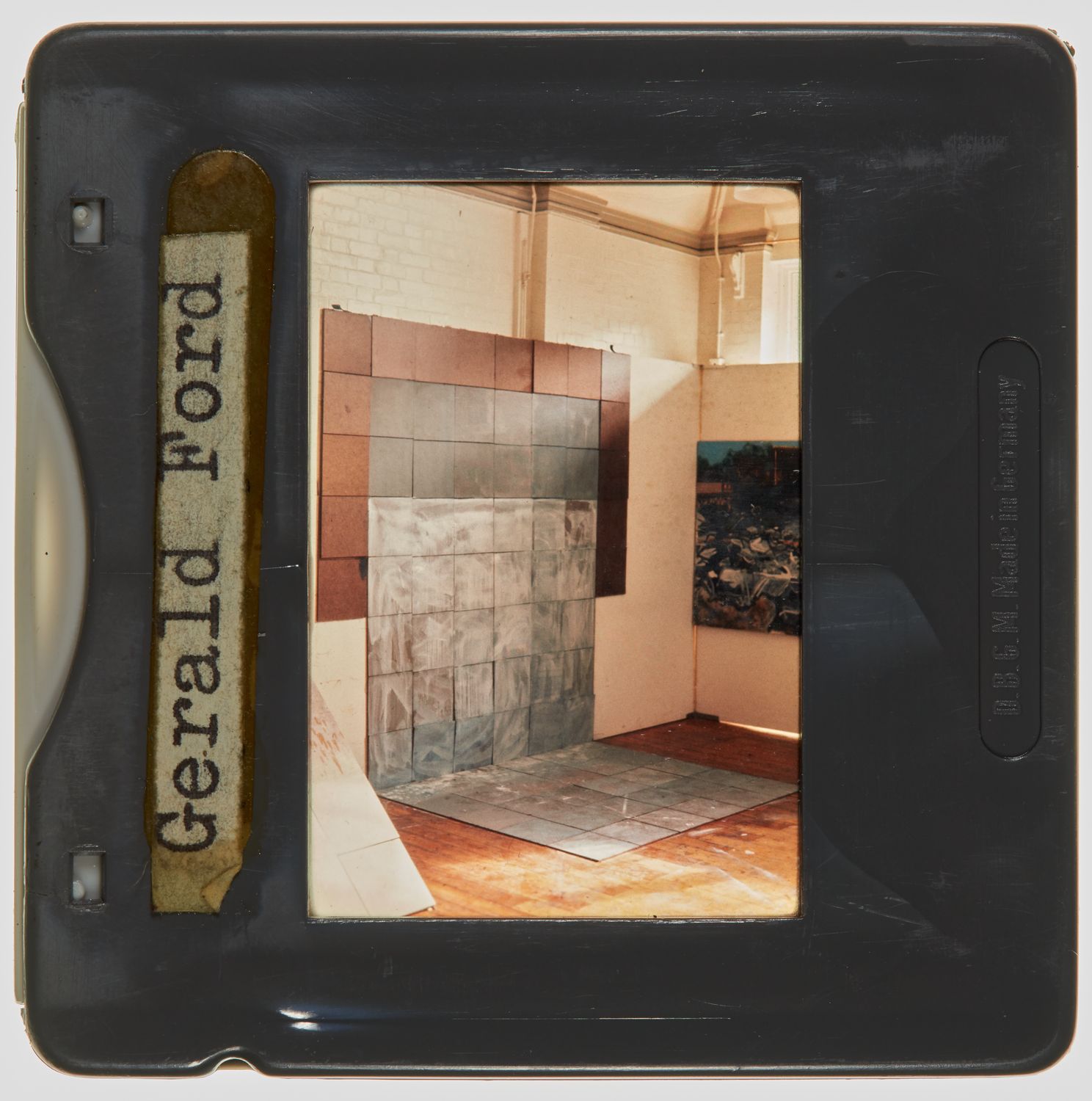 1971 Diploma in Painting Degree Show Slide - 'Gerald Ford'