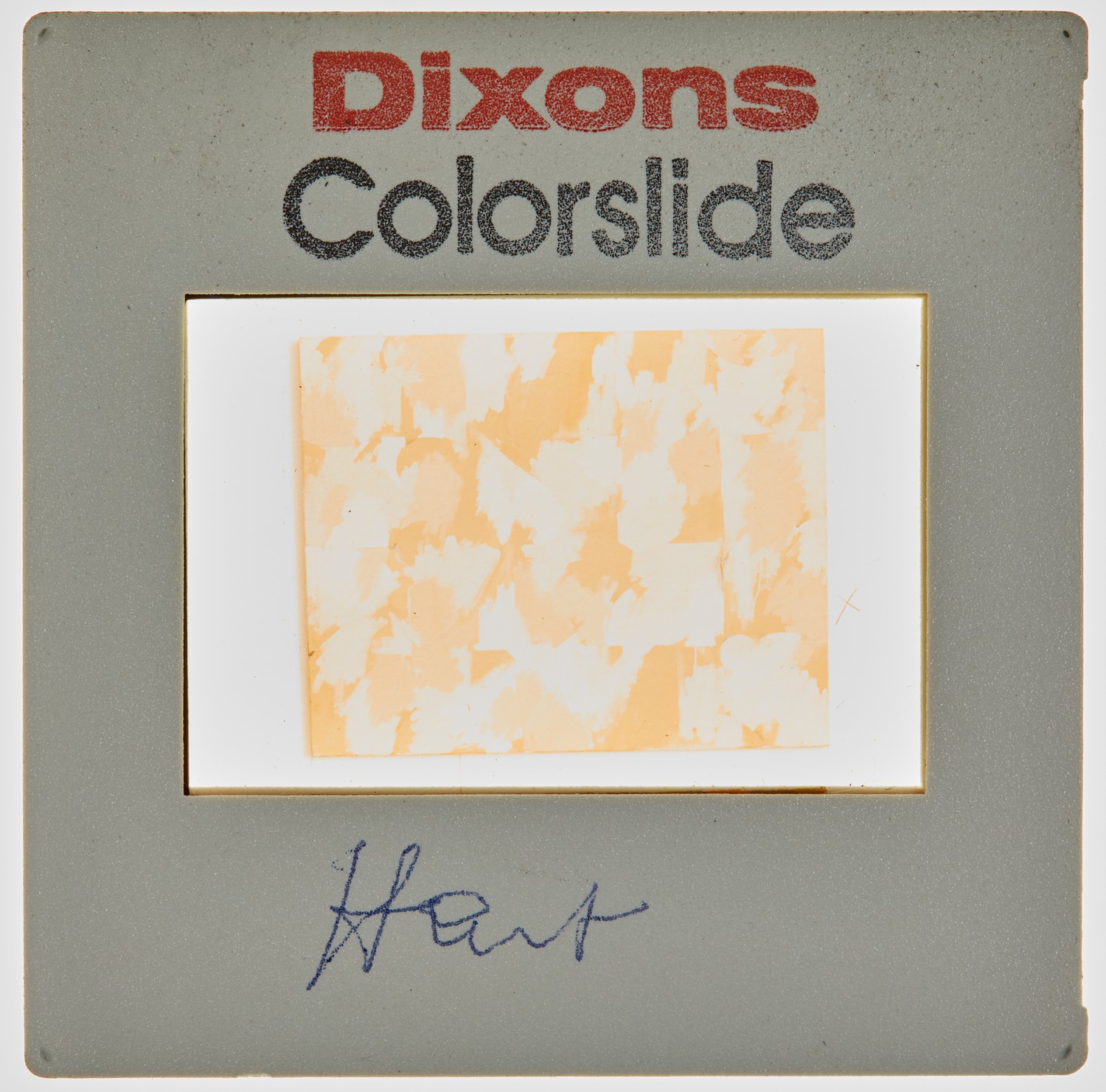 1975 BA Assessment Degree Show Slide - 'Hart'