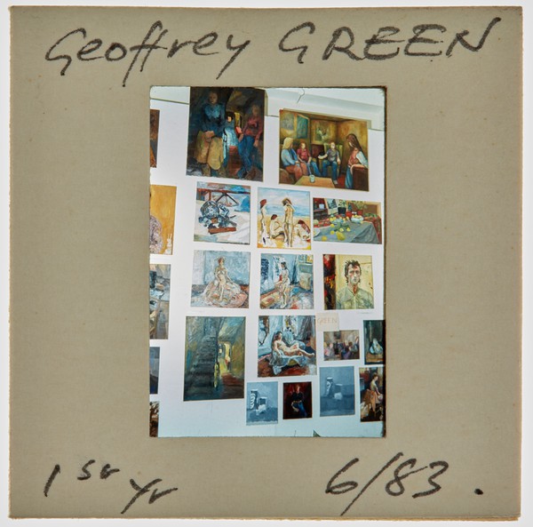 1983 1st Year Degree Show Slide - 'Geoffrey Green'