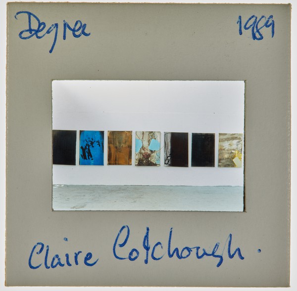 1989 BA Degree Show Slide - 'Claire Colclough'