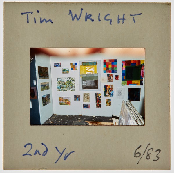 1983 2nd Year Degree Show Slide - 'Tim Wright'