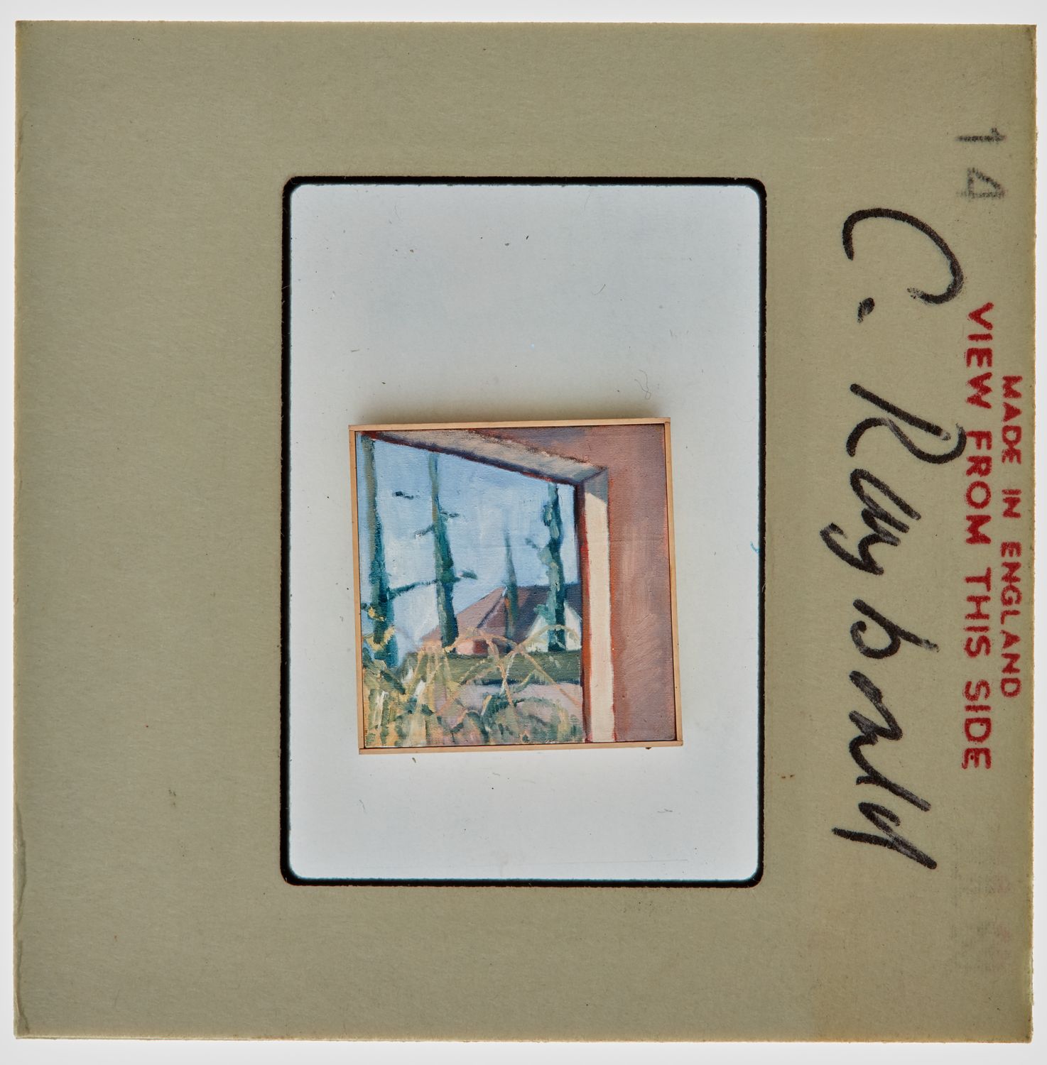 1969 Diploma in Painting Degree Show Slide - 'C Raybould'