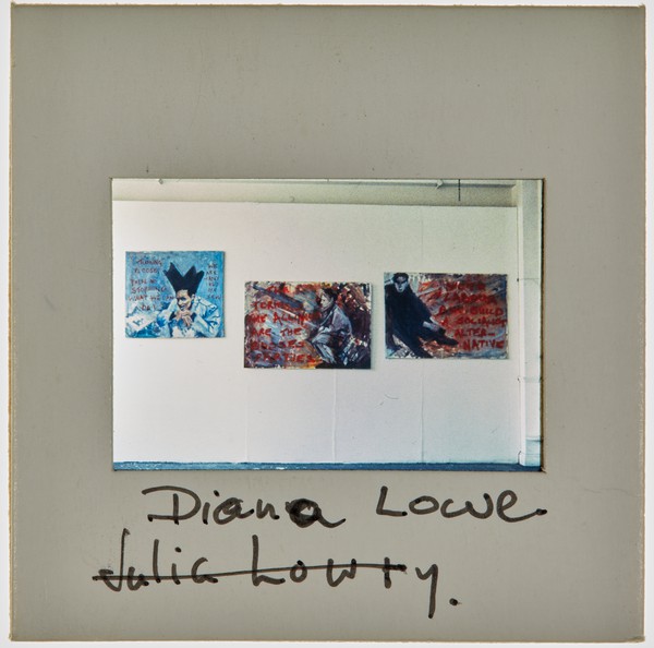 1987 2nd Year Degree Show Slide - 'Diana Lowe'