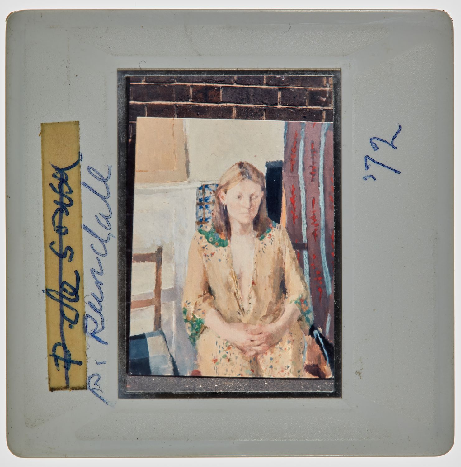 1972 Diploma in Painting Degree Show Slide - 'P Rundall'