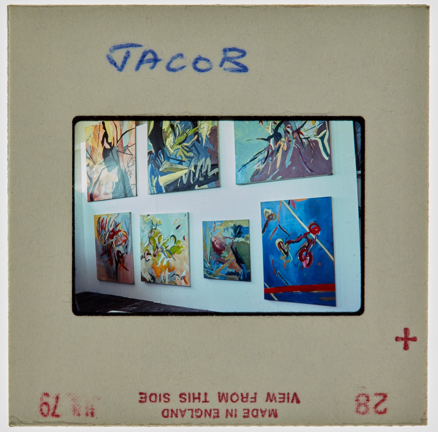 1979 BA Degree Show Slide - 'H Jacob'