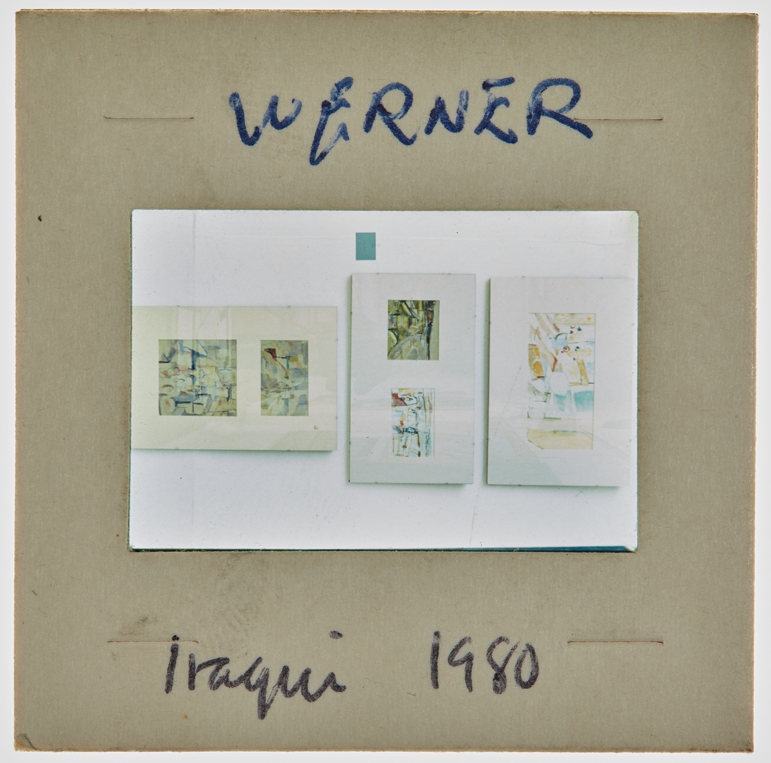 1980 Iraqi Exhibition Slide - 'Werner'