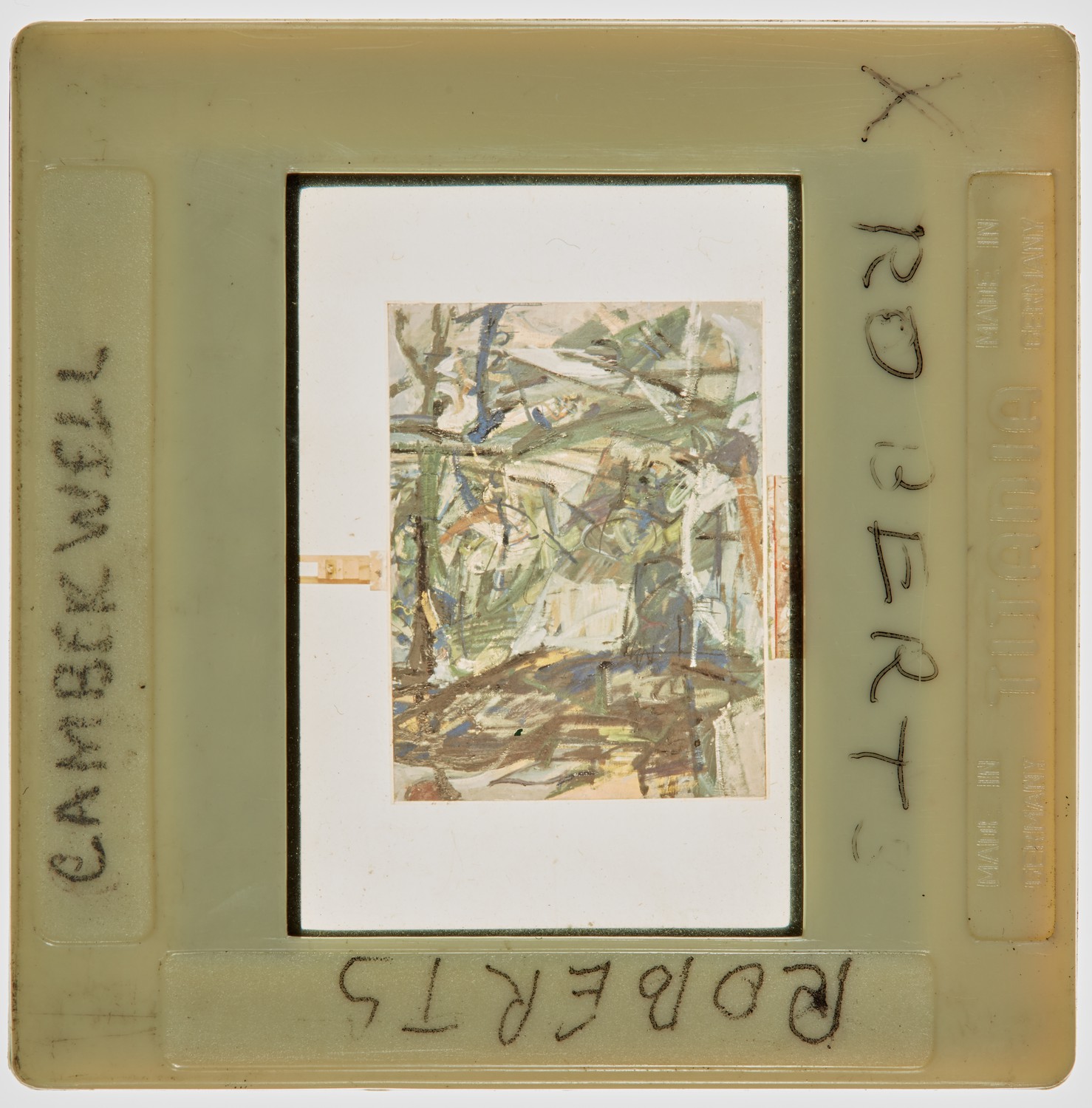 1967 Unlabelled Degree Show Slide - 'Roberts'