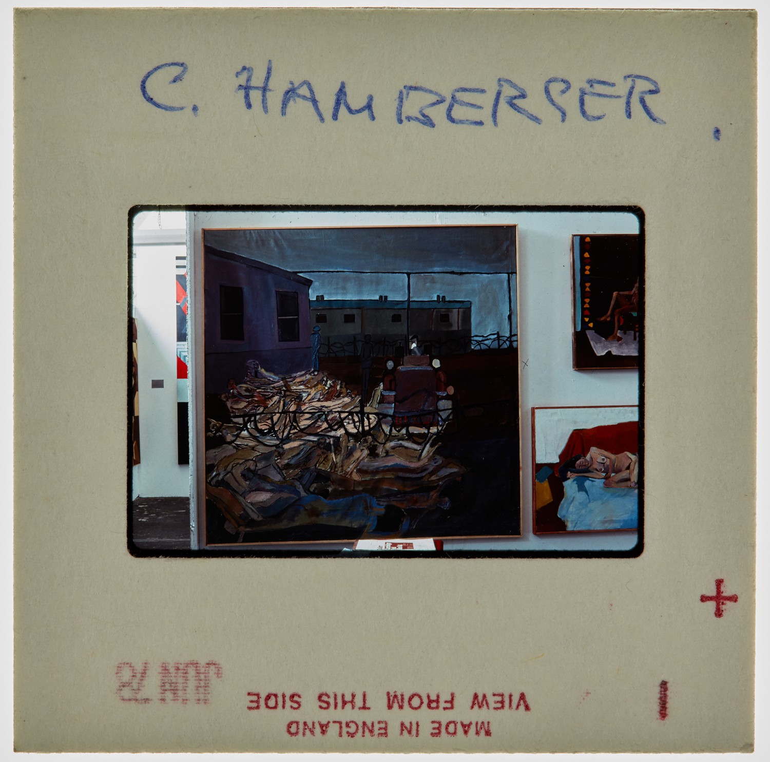 1978 BA Degree Show Slide - 'C Hamberger''