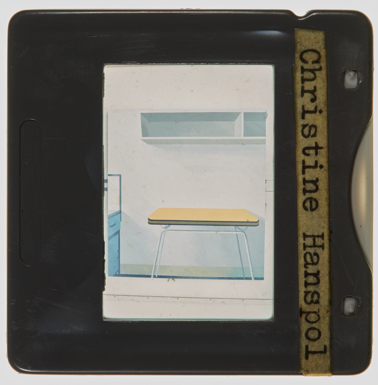 1970 Diploma in Painting Degree Show Slide - 'Christine Hanspol'