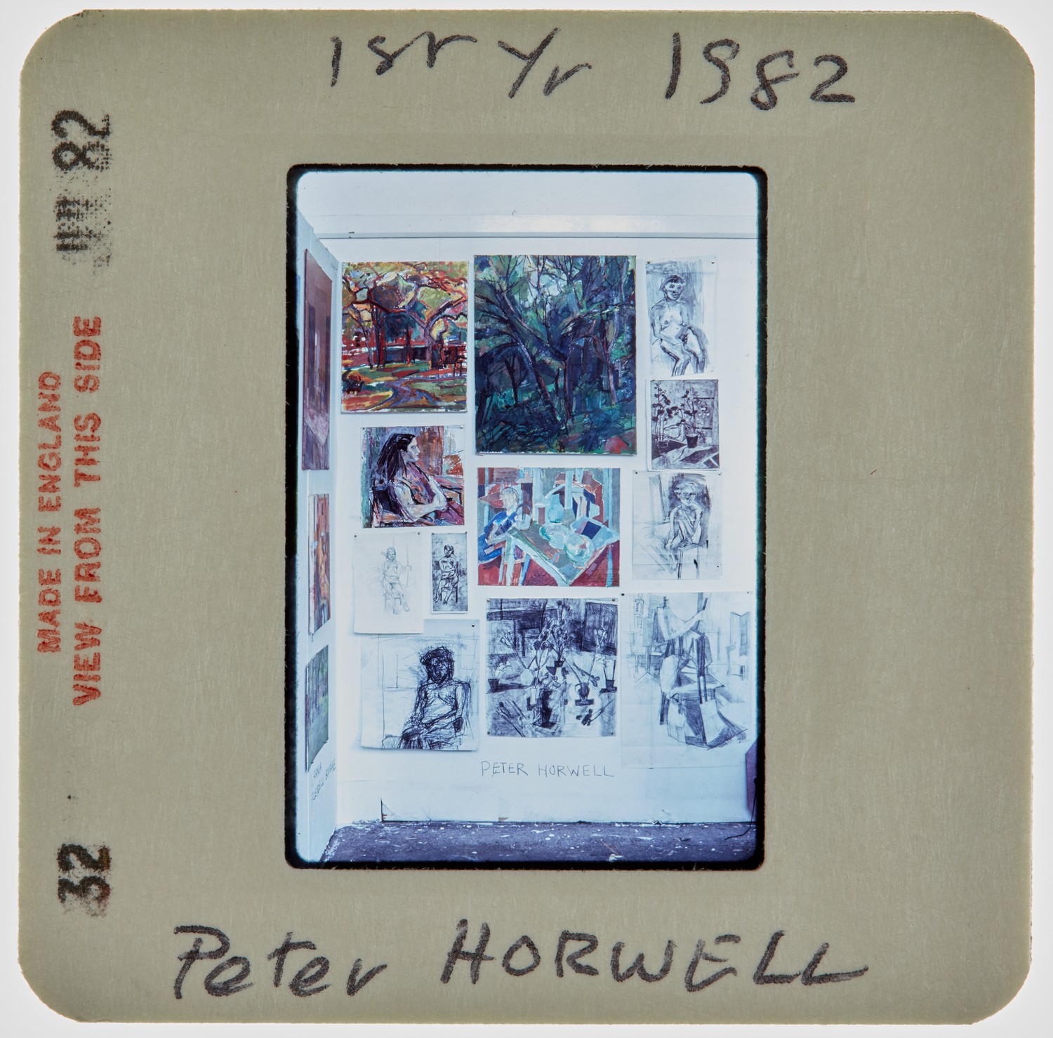 1982 1st Year Summer Exhibition Slide - 'Peter Horwell'
