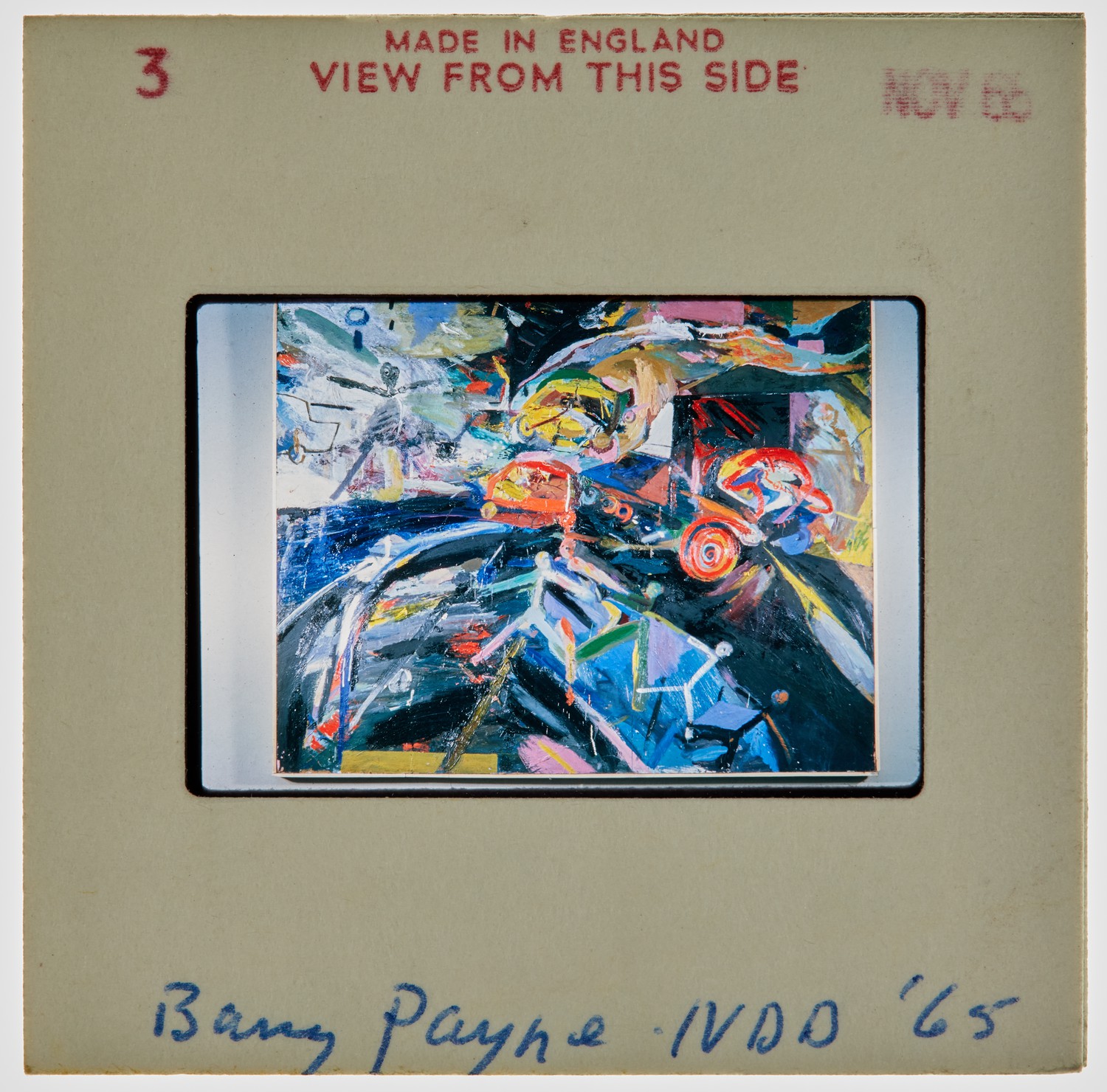 1965 IVDD Degree Show Slide - 'Barry Payne'