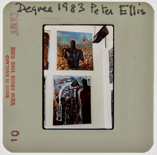 1983 BA Degree Show Slide - 'Peter Ellis'