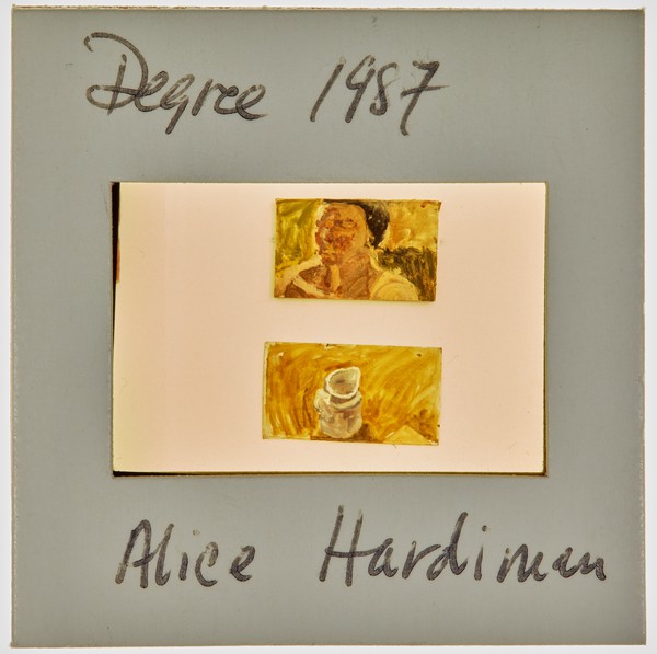 1987 BA Degree Show Slide - 'Alice Hardiman'